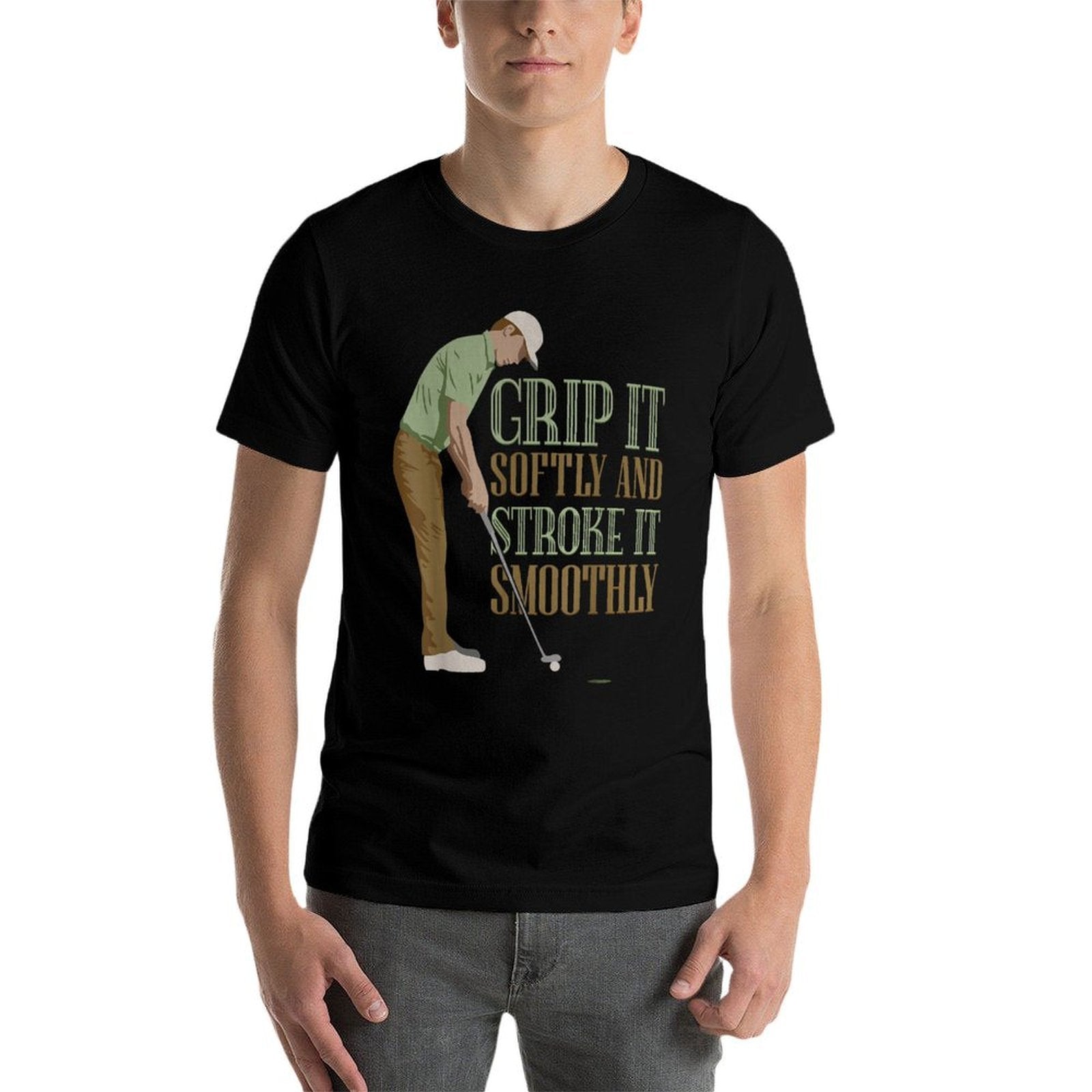 Funny And Rude Golf- Drink And Drive- Adult Humor  Soft T-Shirt