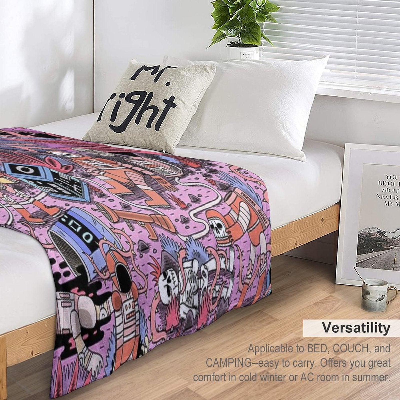 Chaos Lightweight Throw Blanket