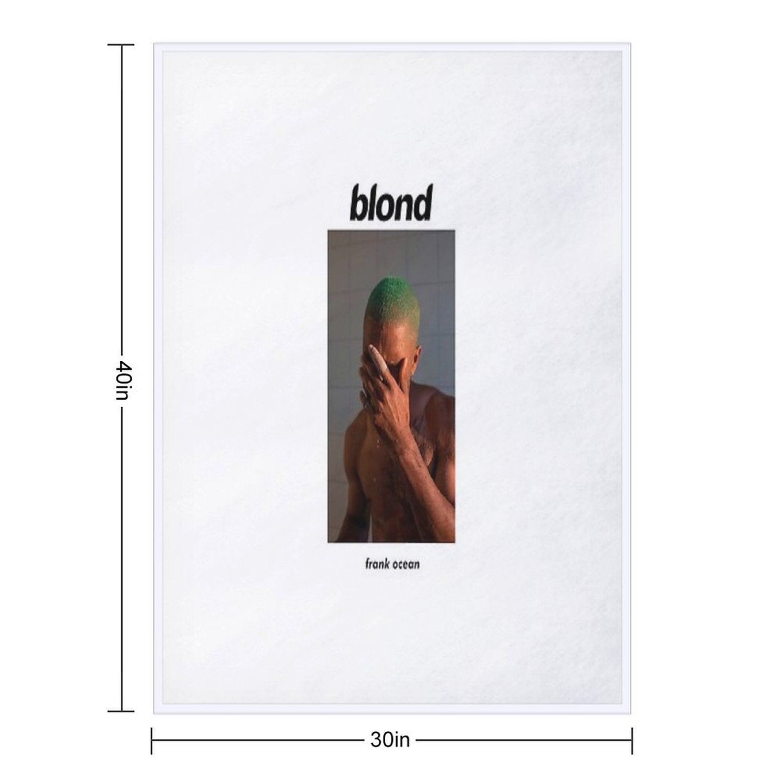 Frank Ocean Inked And Screened Quick-dry Throw Blanket