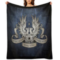 Dragon Age Grey Warden Motto Compact Throw Blanket