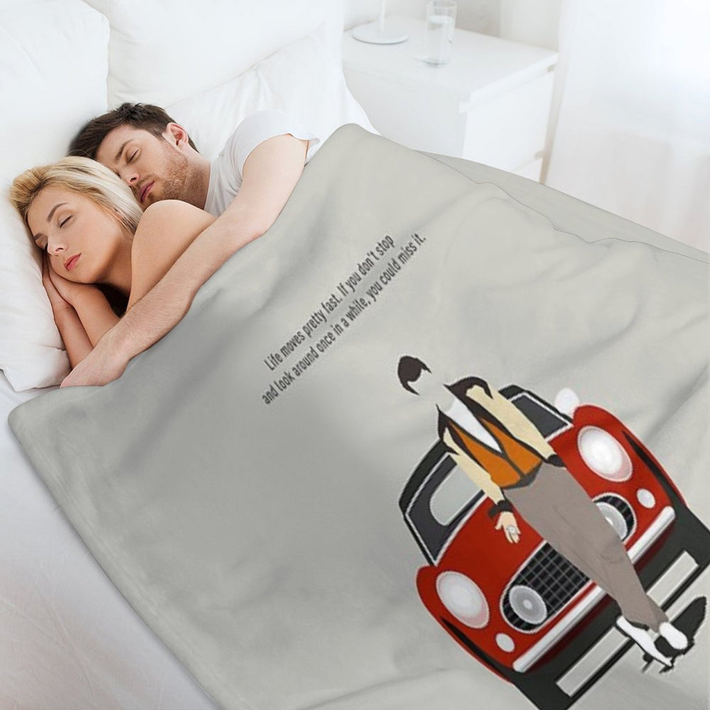 Ferris Bueller's Day Off Sustainable Throw Blanket