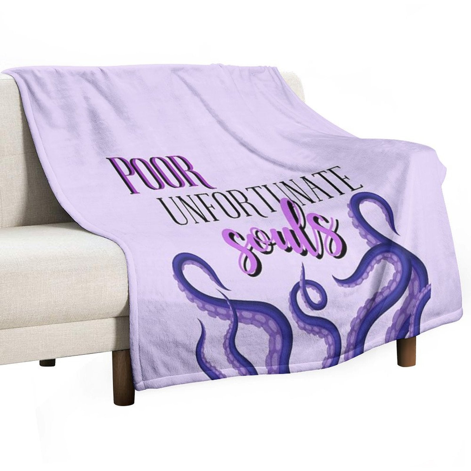 Poor Unfortunate Souls Shrink-resistant Throw Blanket
