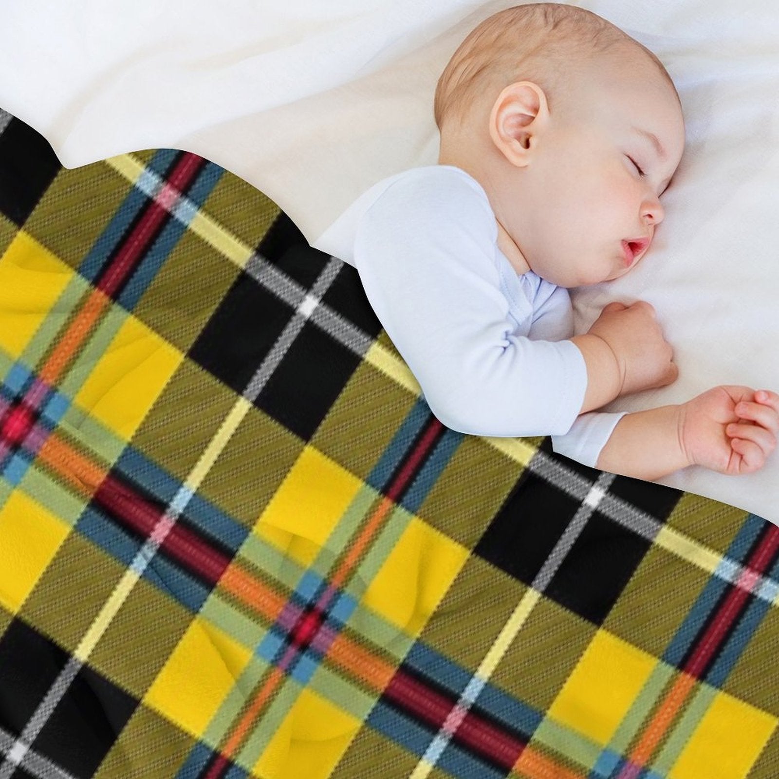 Cornish Tartan Easy Care Throw Blanket