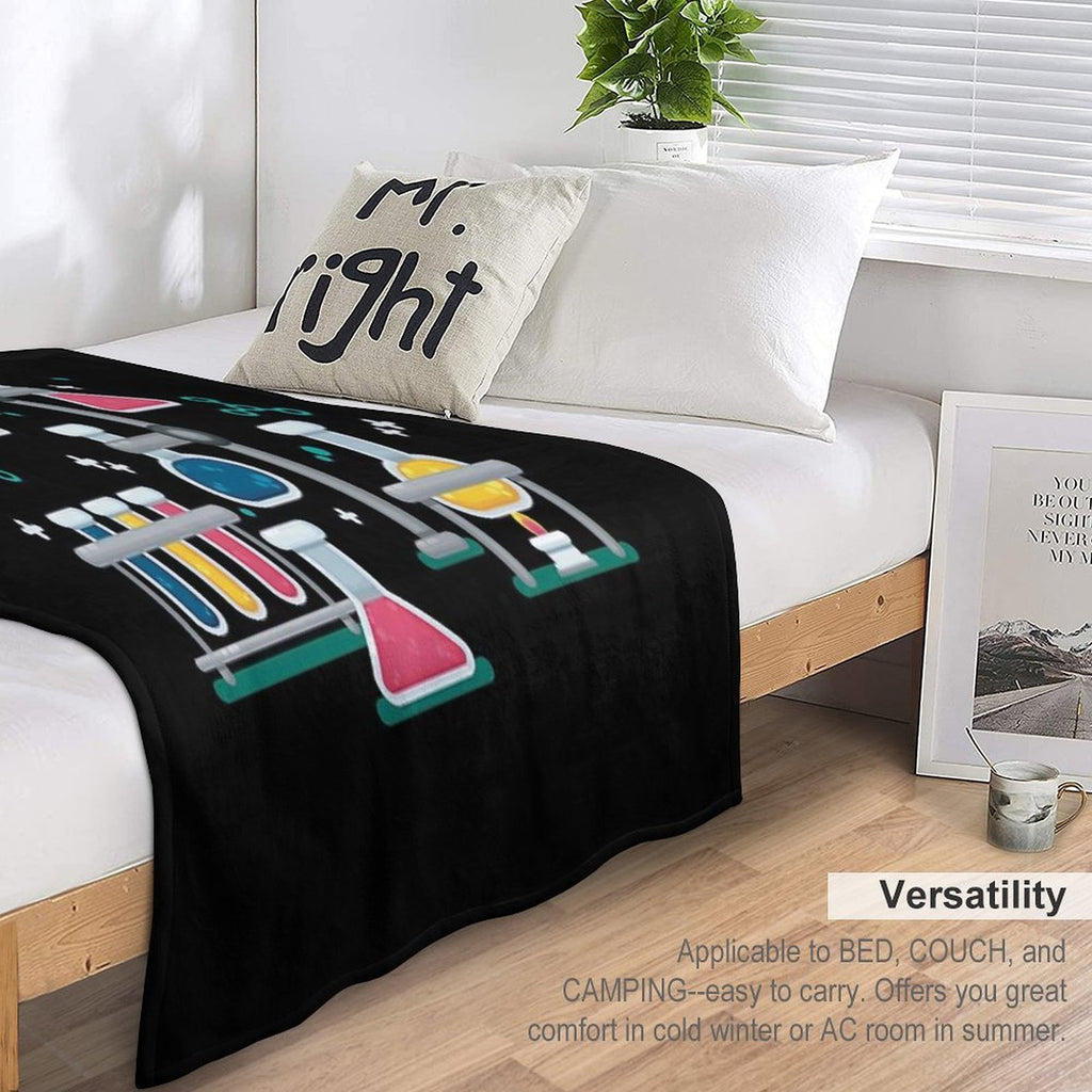 Amazing Chemistry Wrinkle-free Throw Blanket