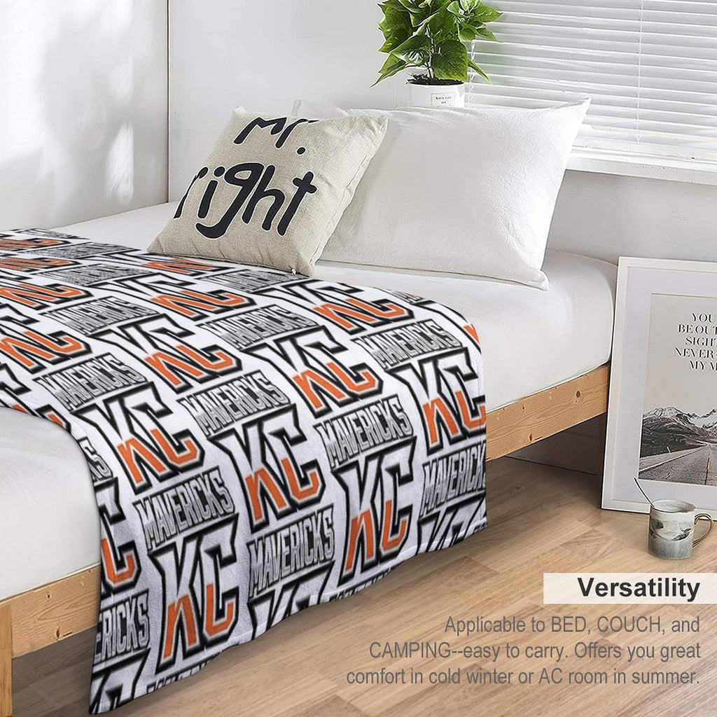 Kansas City Mavericks Plush Throw Blanket