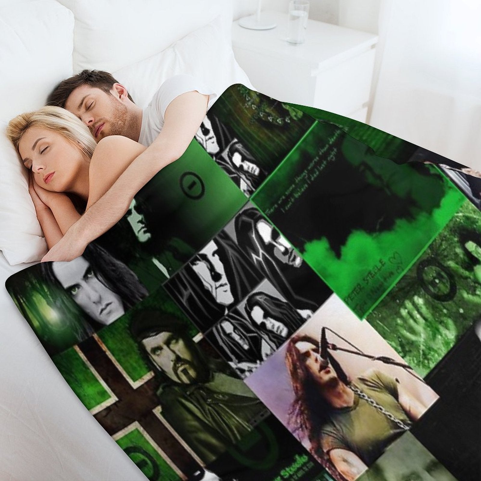 Peter Steele Abstract Collage Comfort Throw Blanket