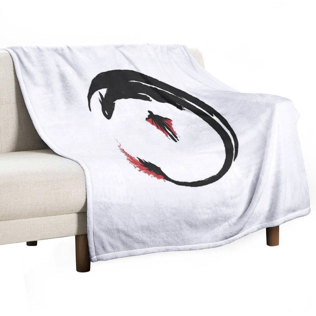 Dragon Rider Plush Throw Blanket