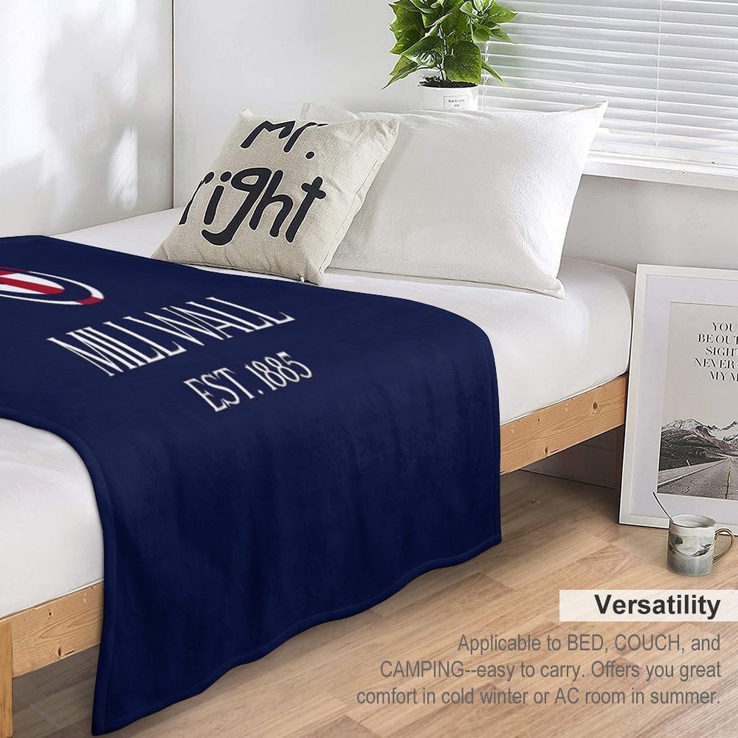Millwall England All-season Throw Blanket