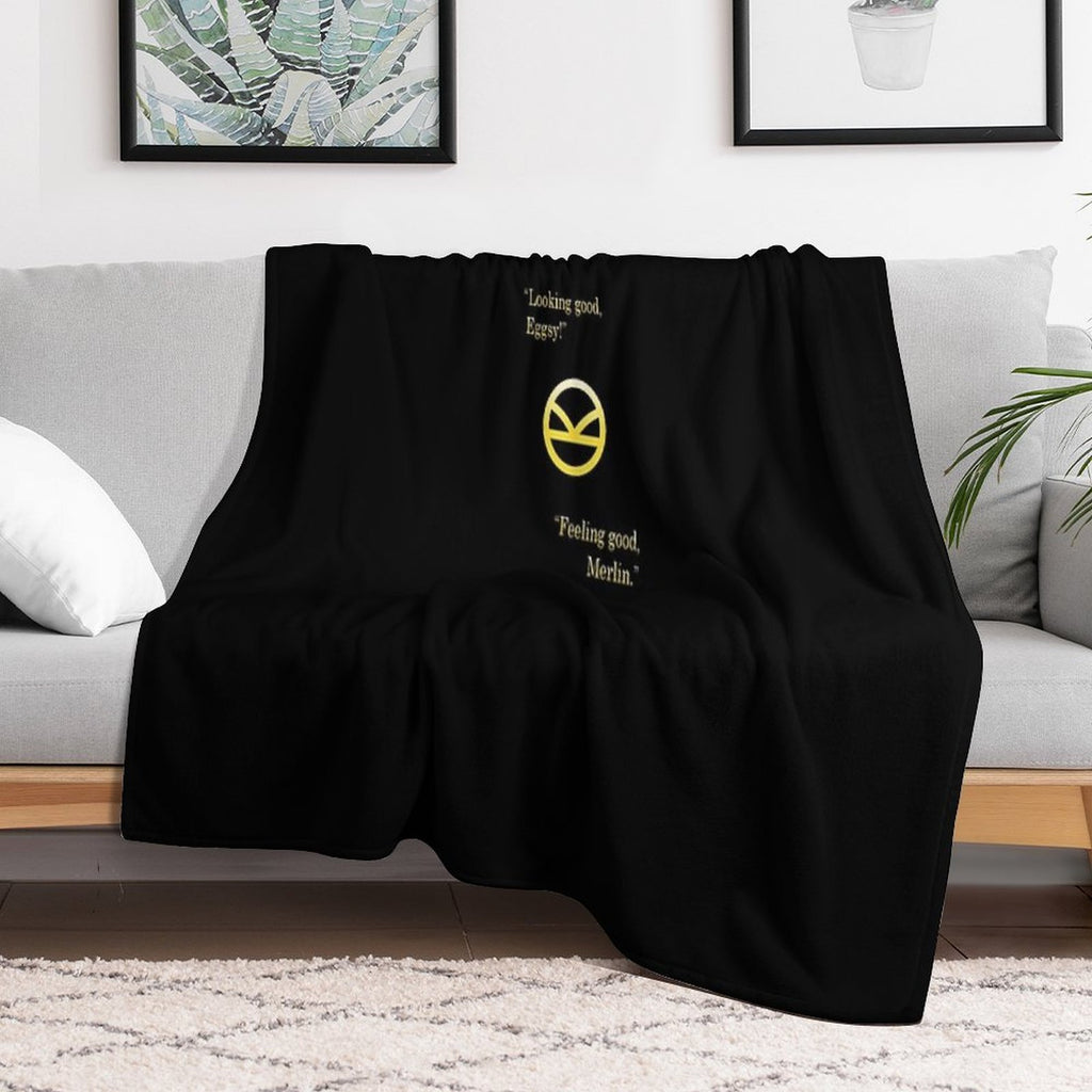 Kingsman Eggsy  Merlin Compact Throw Blanket
