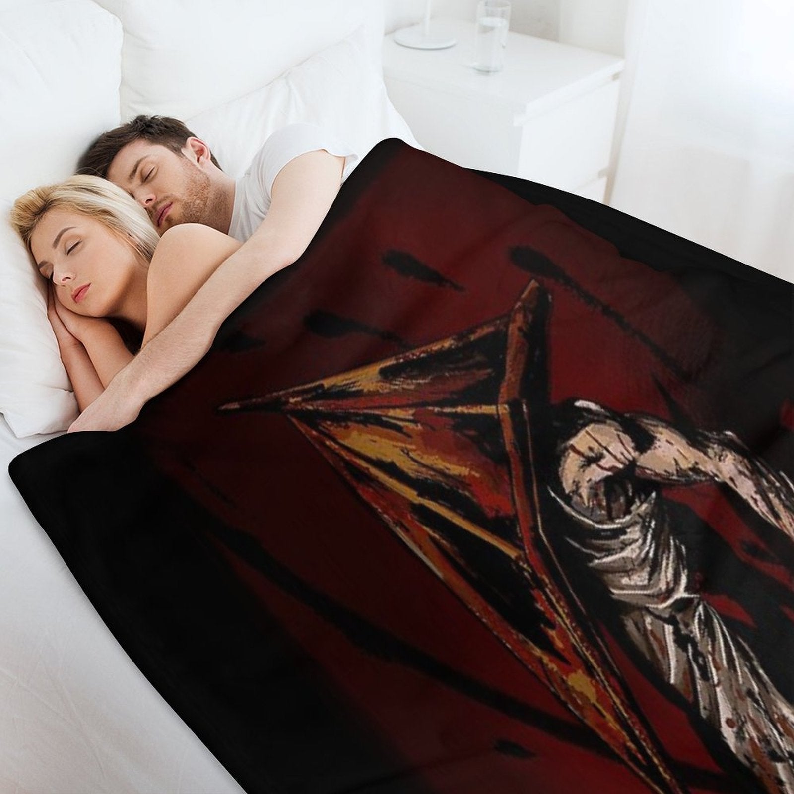 Pyramid Head Eco-conscious Throw Blanket