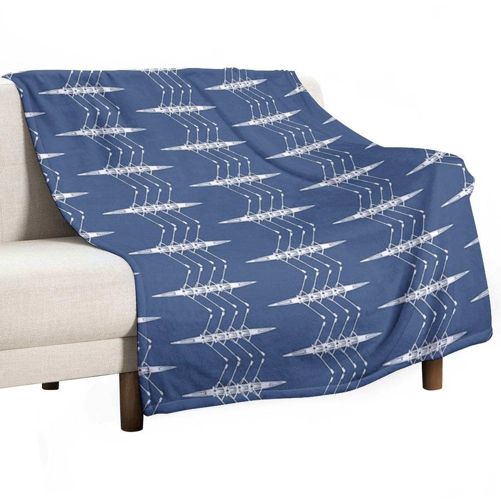 Rowing, Rowing Boat Lightweight Throw Blanket