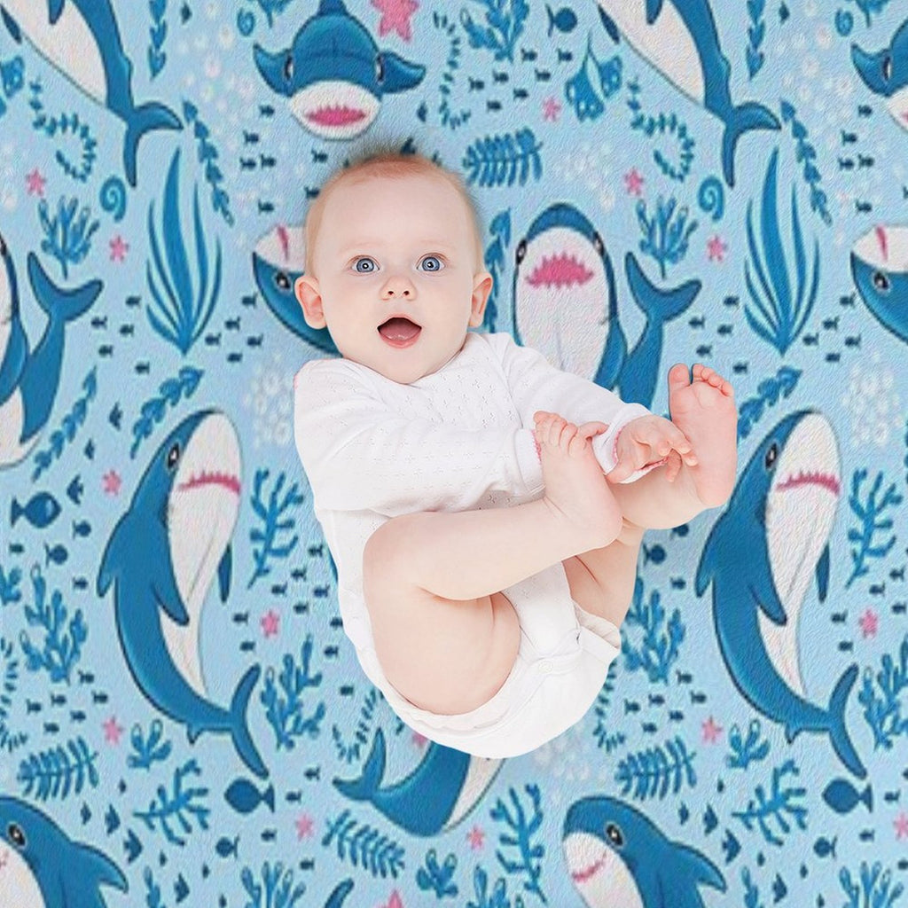 Blahaj Shark Velvety-soft Throw Blanket