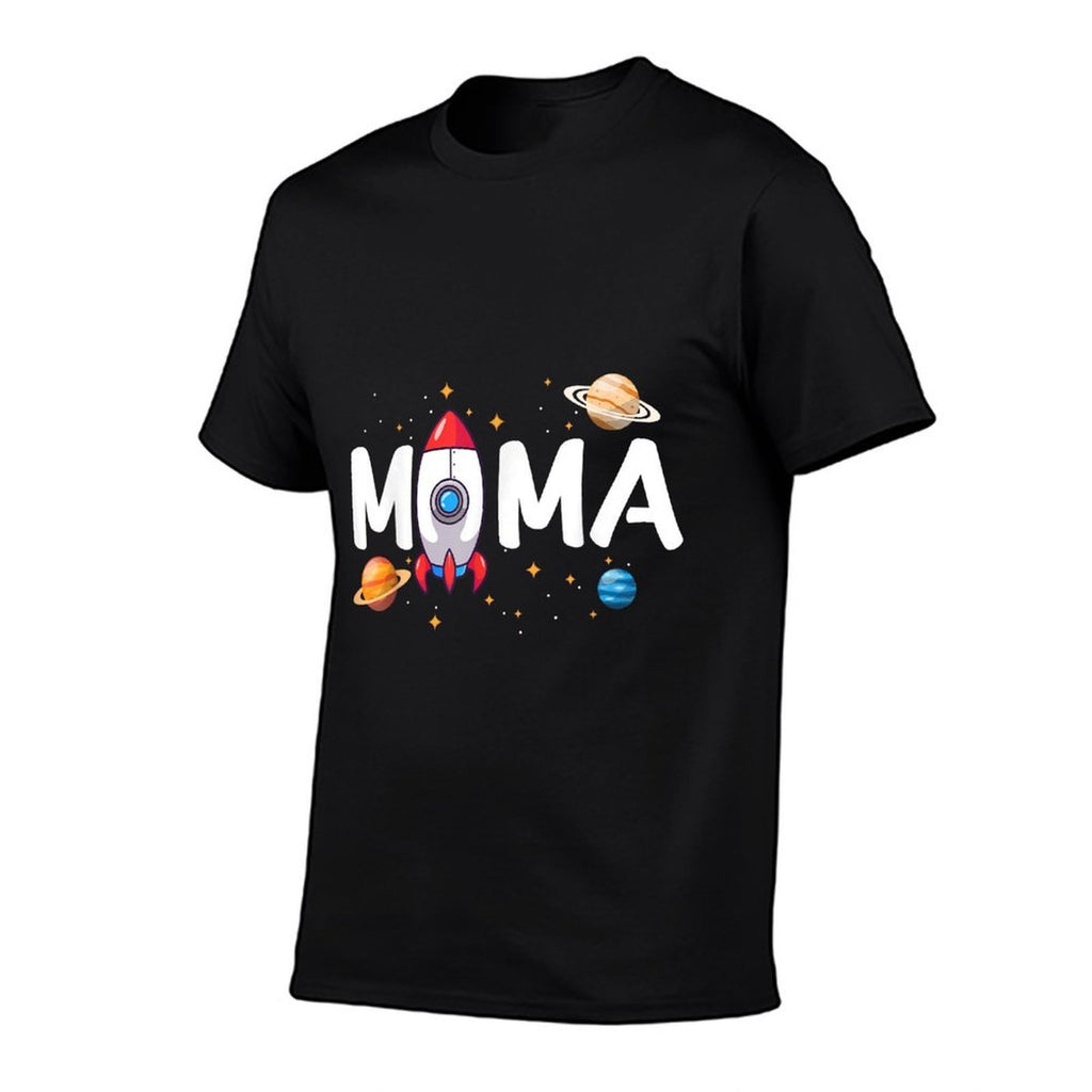 Mama of The Birthday Boy Space Astronaut 1st Birthday Family Comfortable T-Shirt