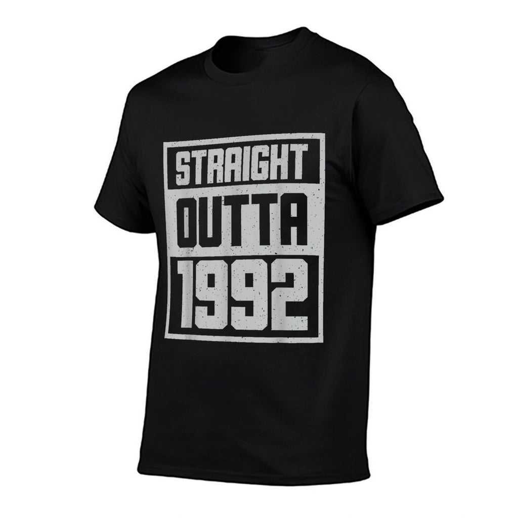 Funny 30th Birthday T-shirts Straight Outta The Year 1992  Durable T-Shirt