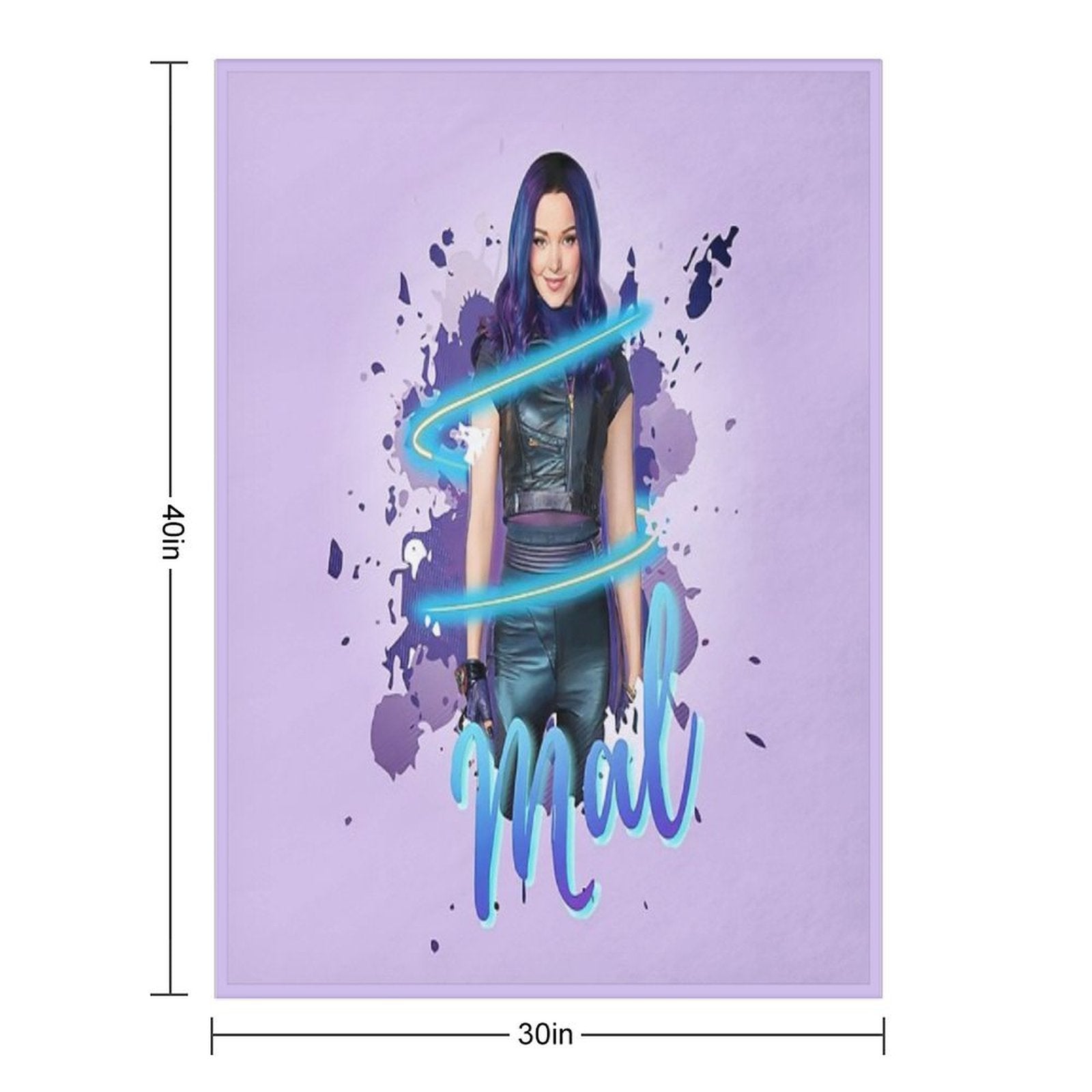 Mal - Descendants 3 Sustainable Throw Blanket