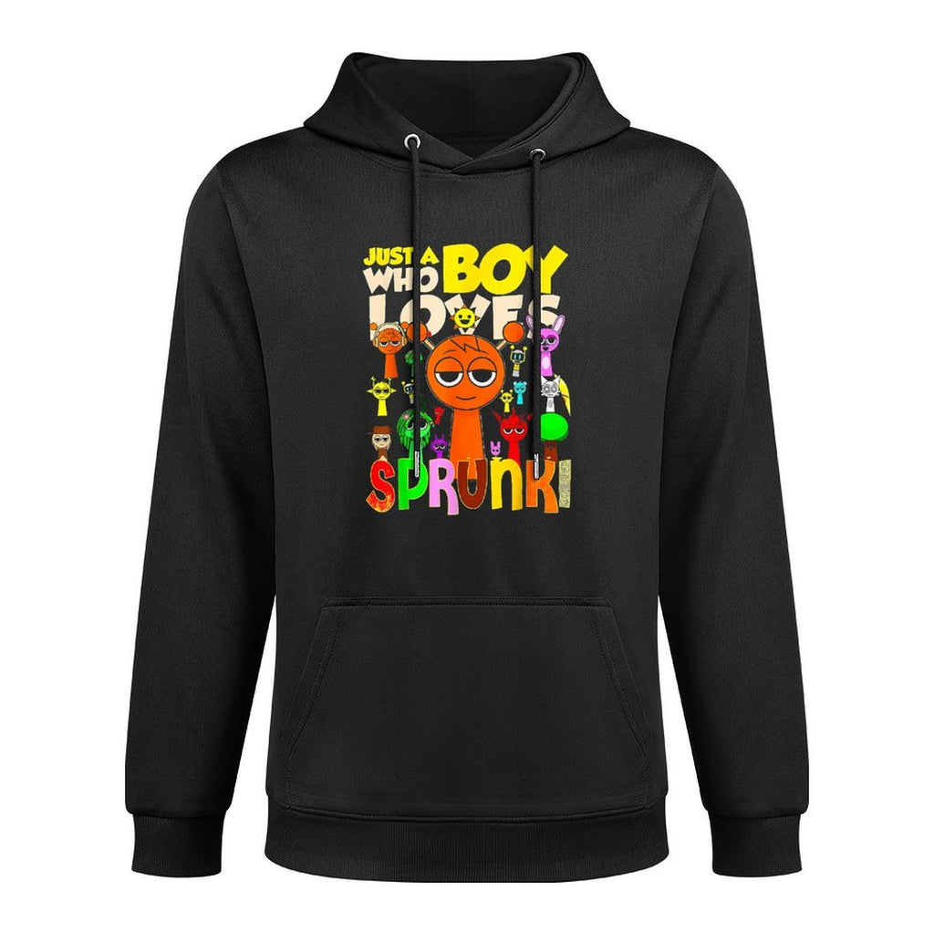 Just A Boy Who Love Spunk It's My Birthday Kids Colorfast Hoodie