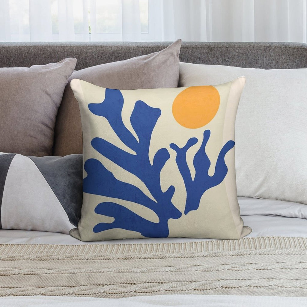 Sunshine Matisse Soft Fade-Resistant Throw Pillow