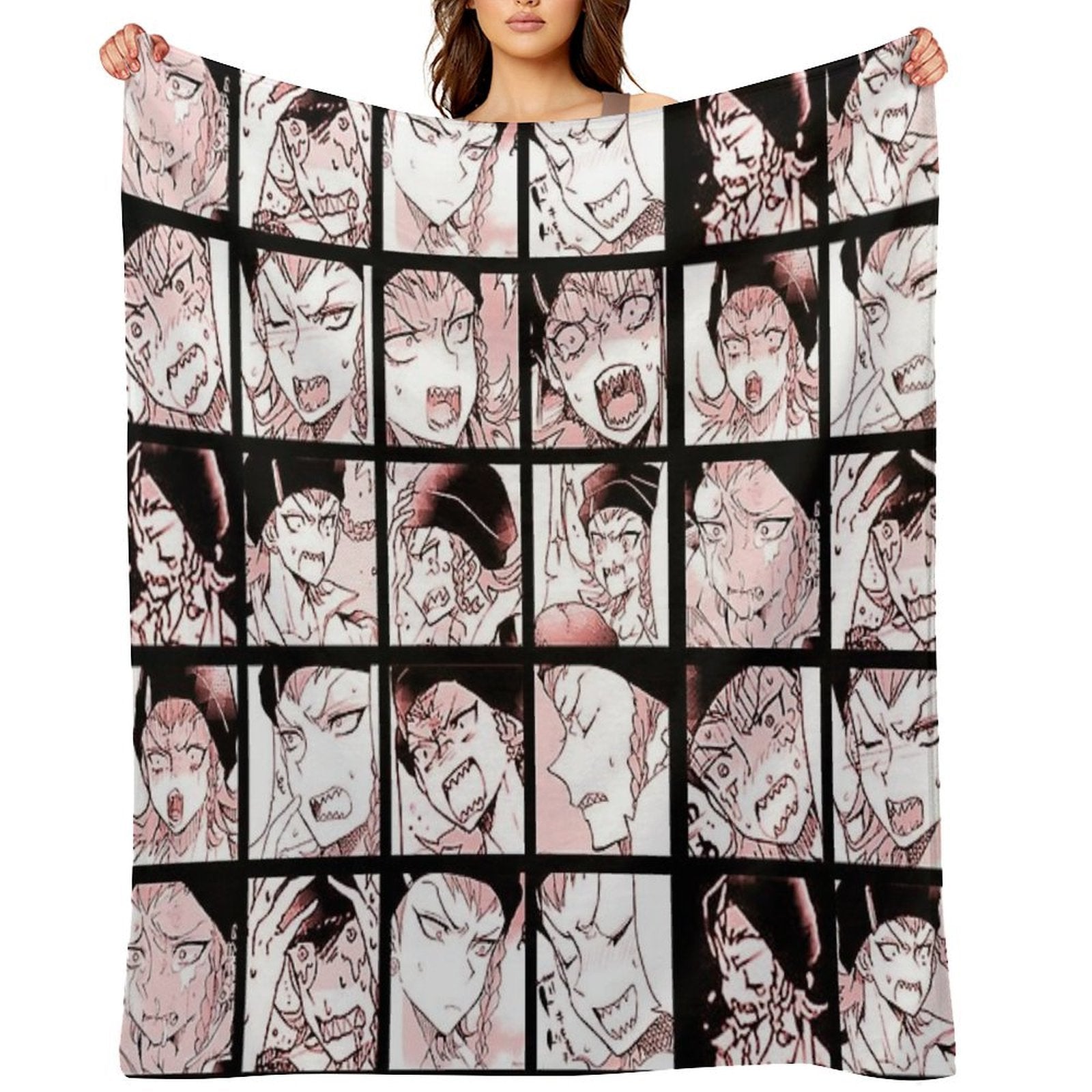 Kazuichi Manga Collection (Colored) Quick-dry Throw Blanket
