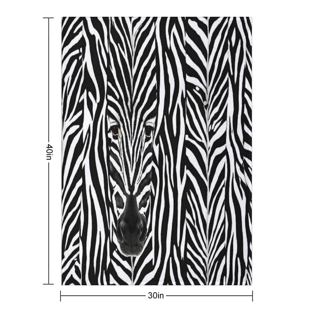 Self-Camouflage Zebra Multi-functional Throw Blanket