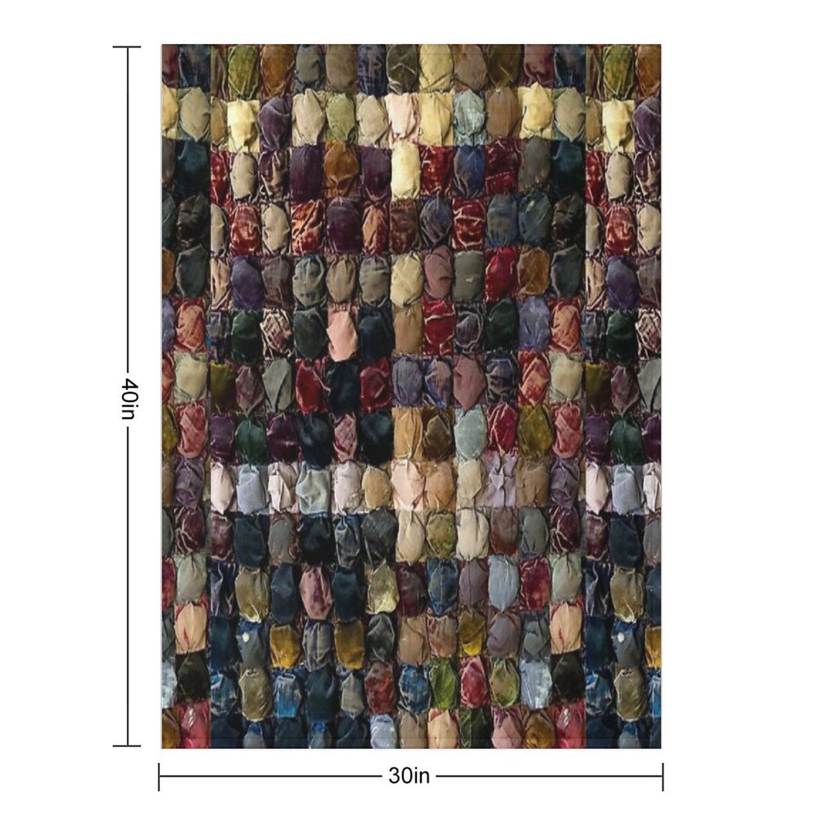 Great Grandmother's Velvet Quilt Quick-dry Throw Blanket