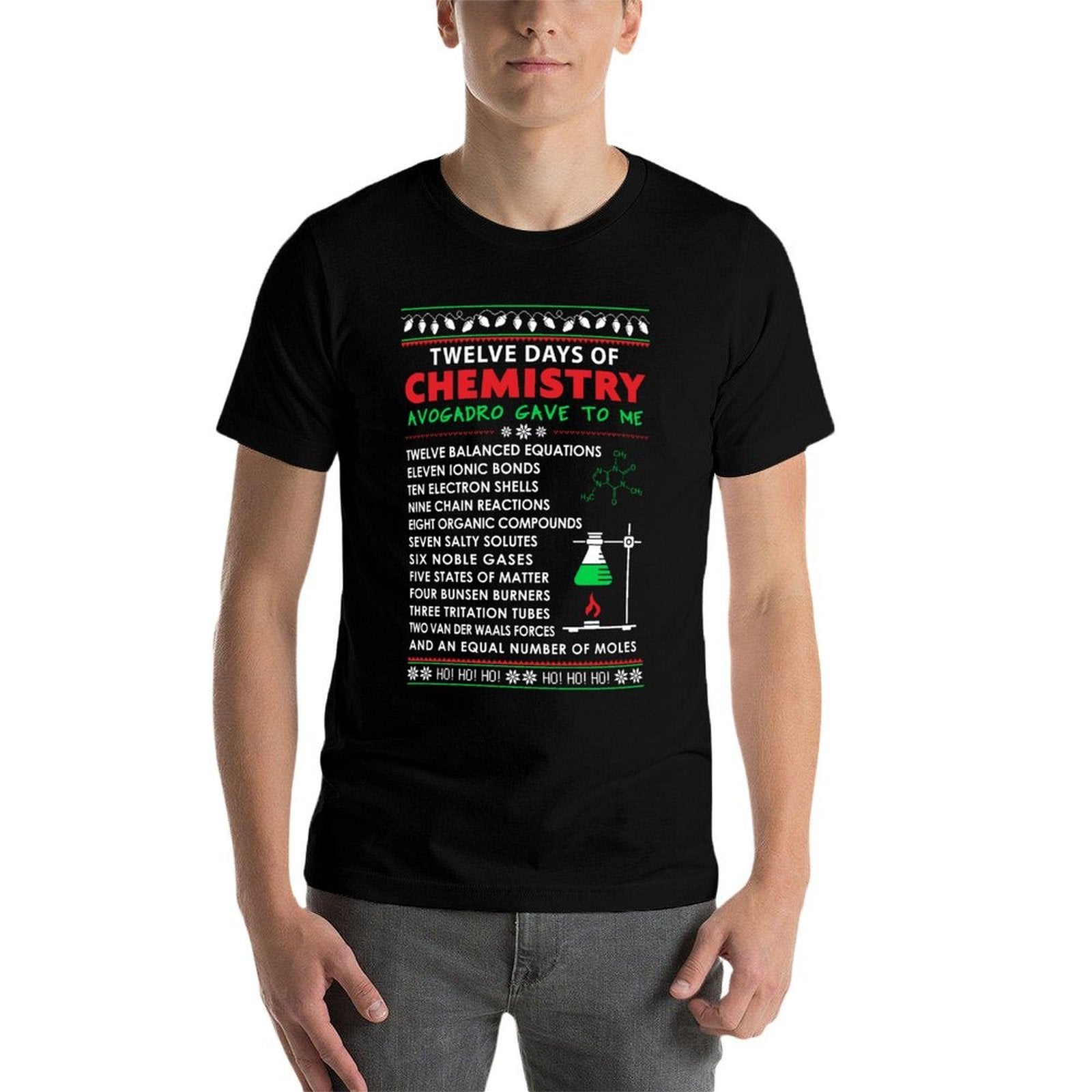 12 Days of Chemistry - Chemistry Teacher Christmas  Versatile T-Shirt