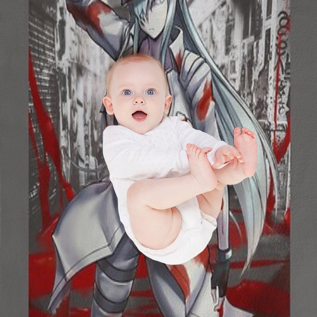 White Blood Cell (CODE BLACK) Easy Care Throw Blanket