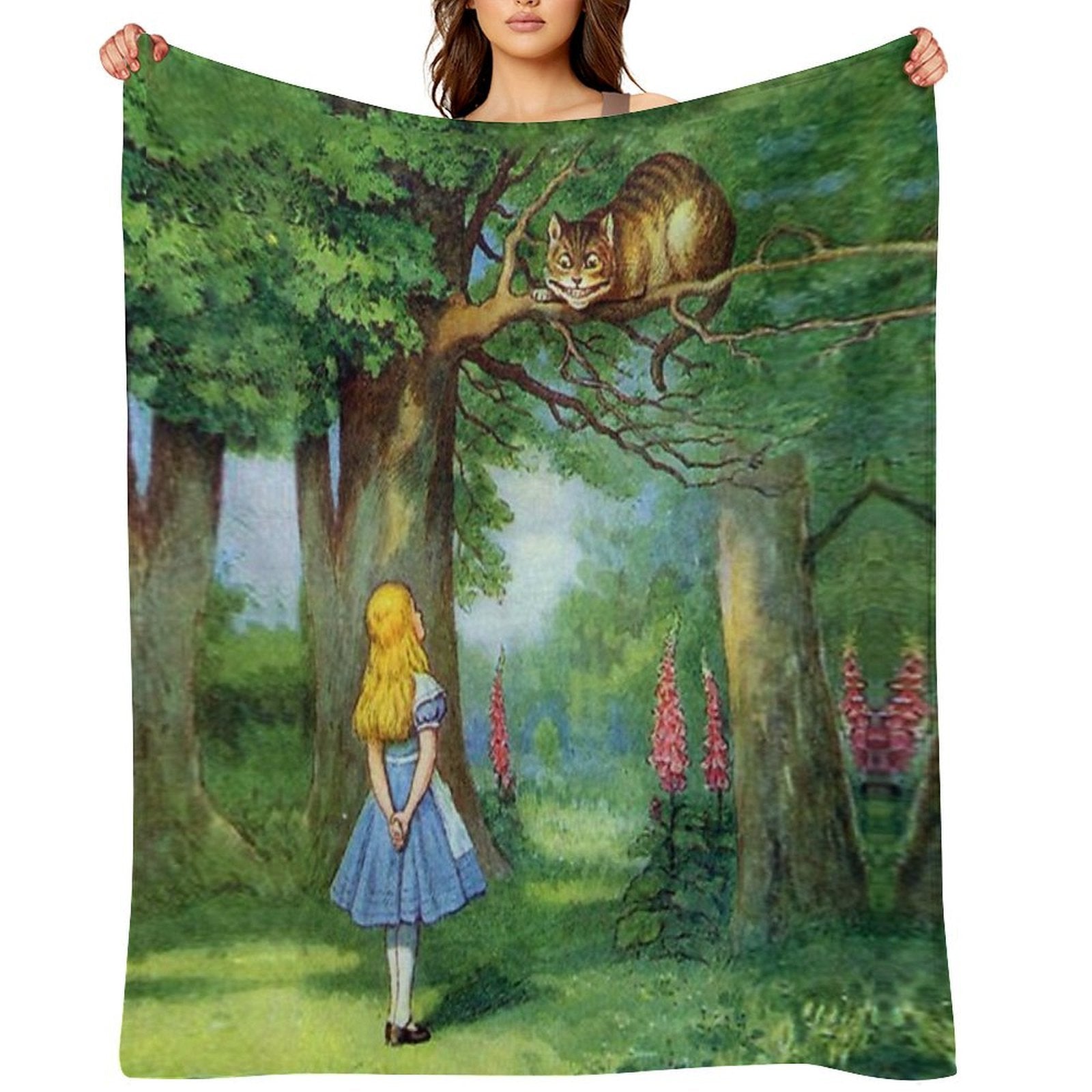 Cheshire Cat Quick-dry Throw Blanket