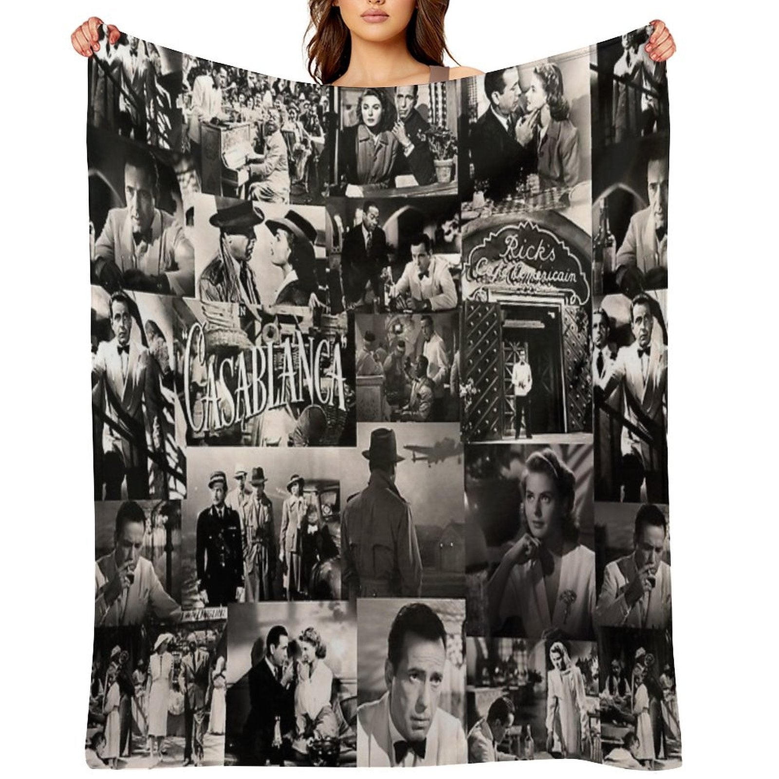 Casablanca Anti-pilling Throw Blanket
