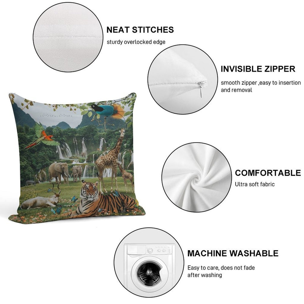 NEW WORLD Soft Easy Maintenance Throw Pillow
