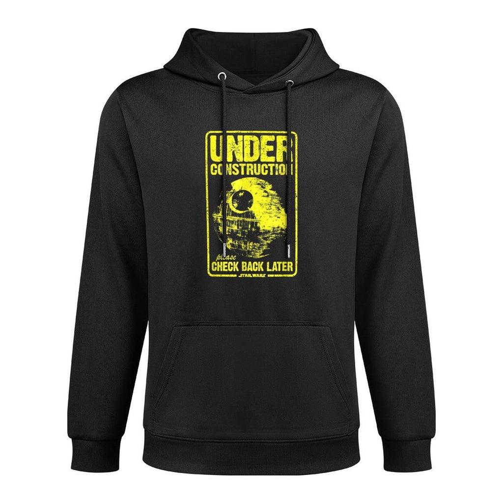 Star Wars Classic Death Star Under Construction Vintage Sign Casual Wear Hoodie