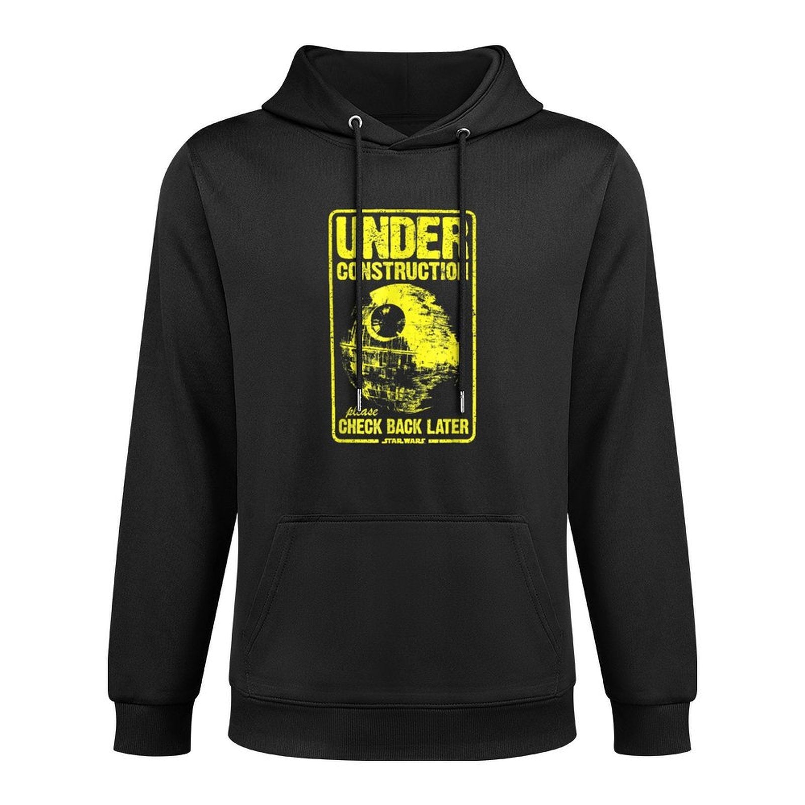 Star Wars Classic Death Star Under Construction Vintage Sign Casual Wear Hoodie