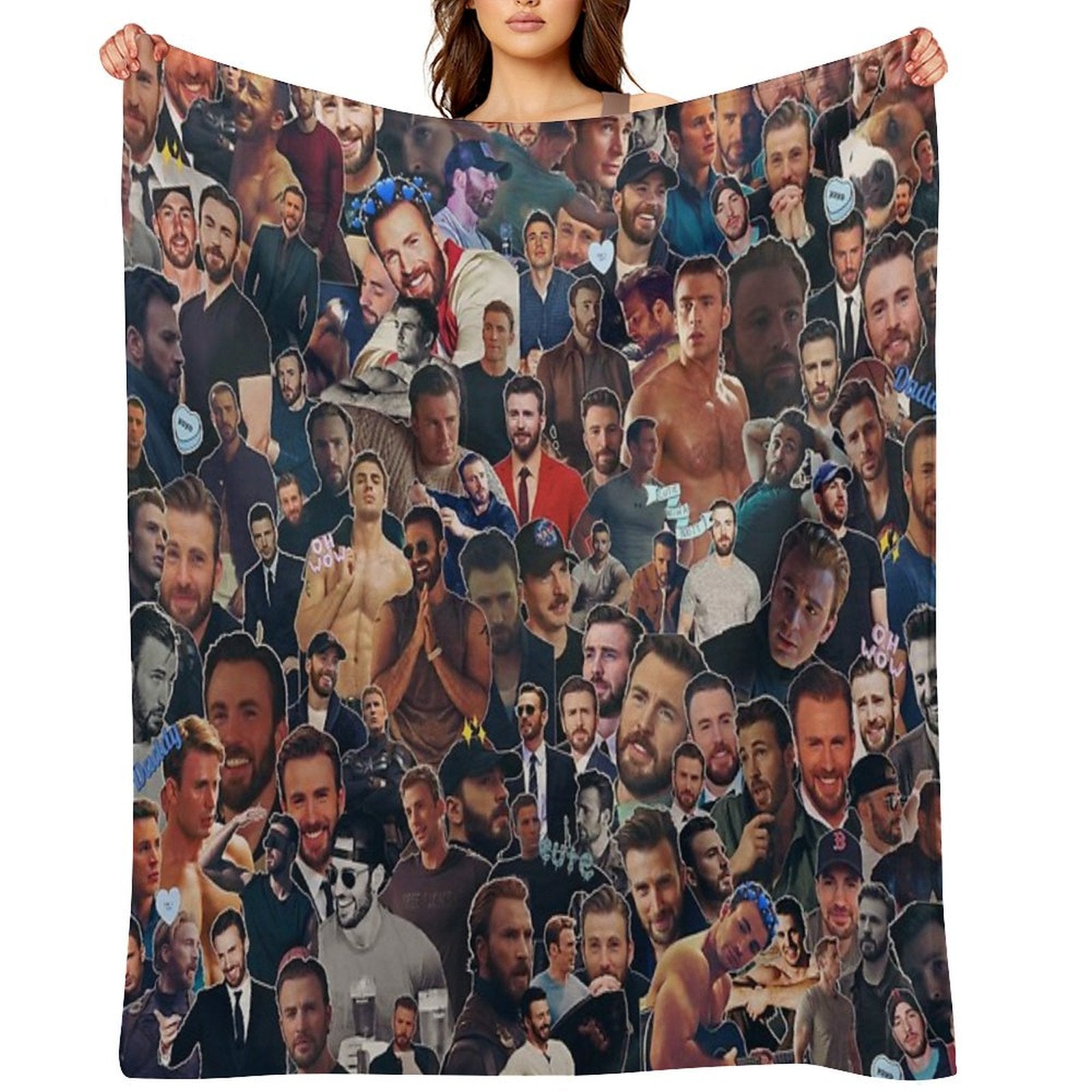 Chris Eco-conscious Throw Blanket