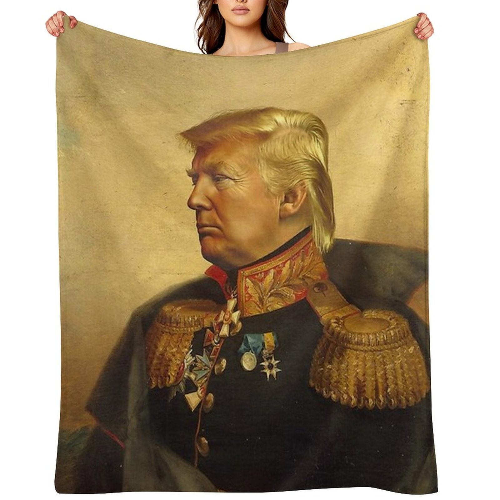 Donald Trump - Replaceface Premium Throw Blanket