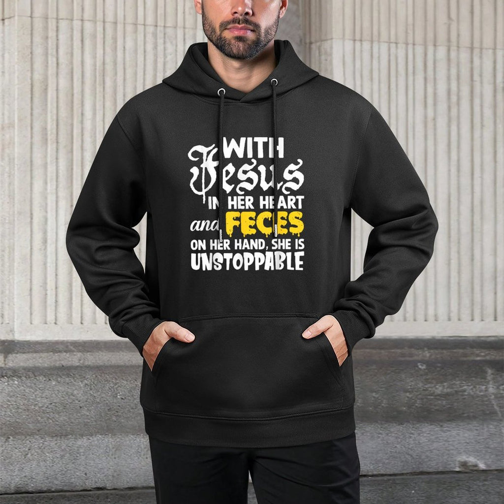 Cringe Jesus Meme Oddly Specific Stupid Funny Weird Humor Relaxed Fit Hoodie