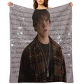 Unsaid Emily Lyrics Premium Throw Blanket