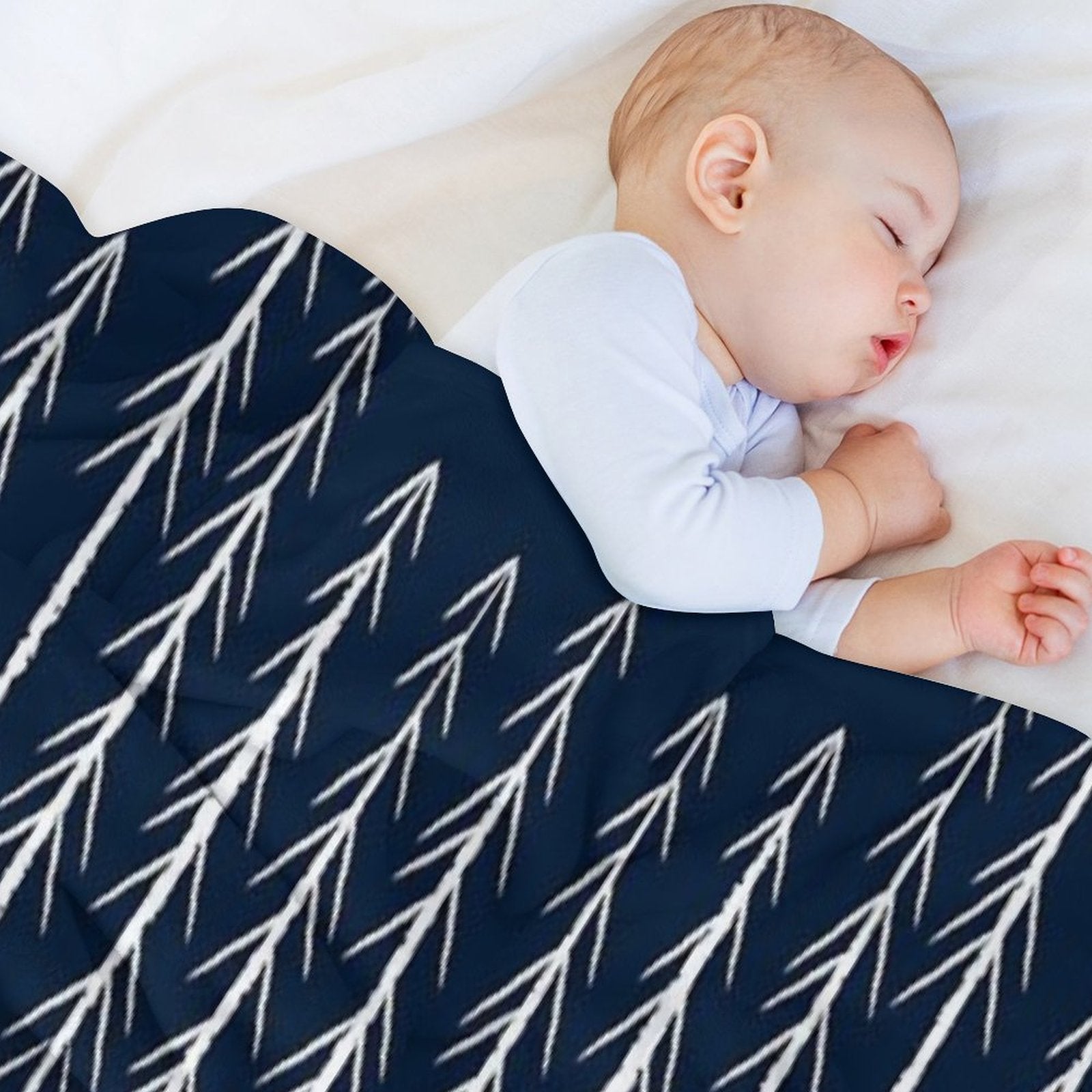 Pine Trees Machine-washable Throw Blanket