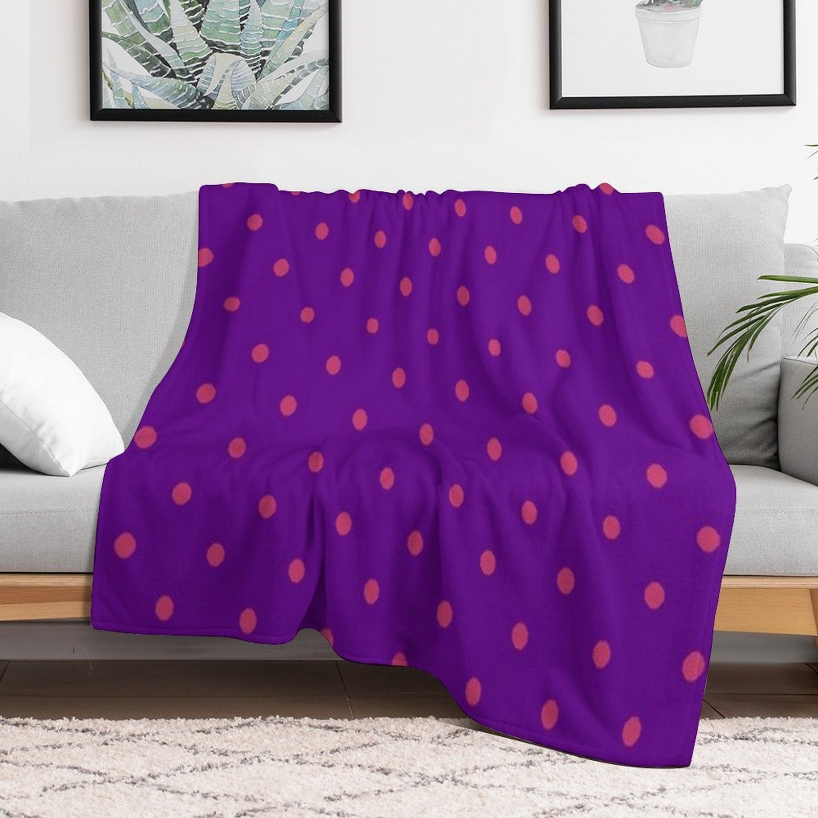 Copy of Red Pattern Comfort Throw Blanket