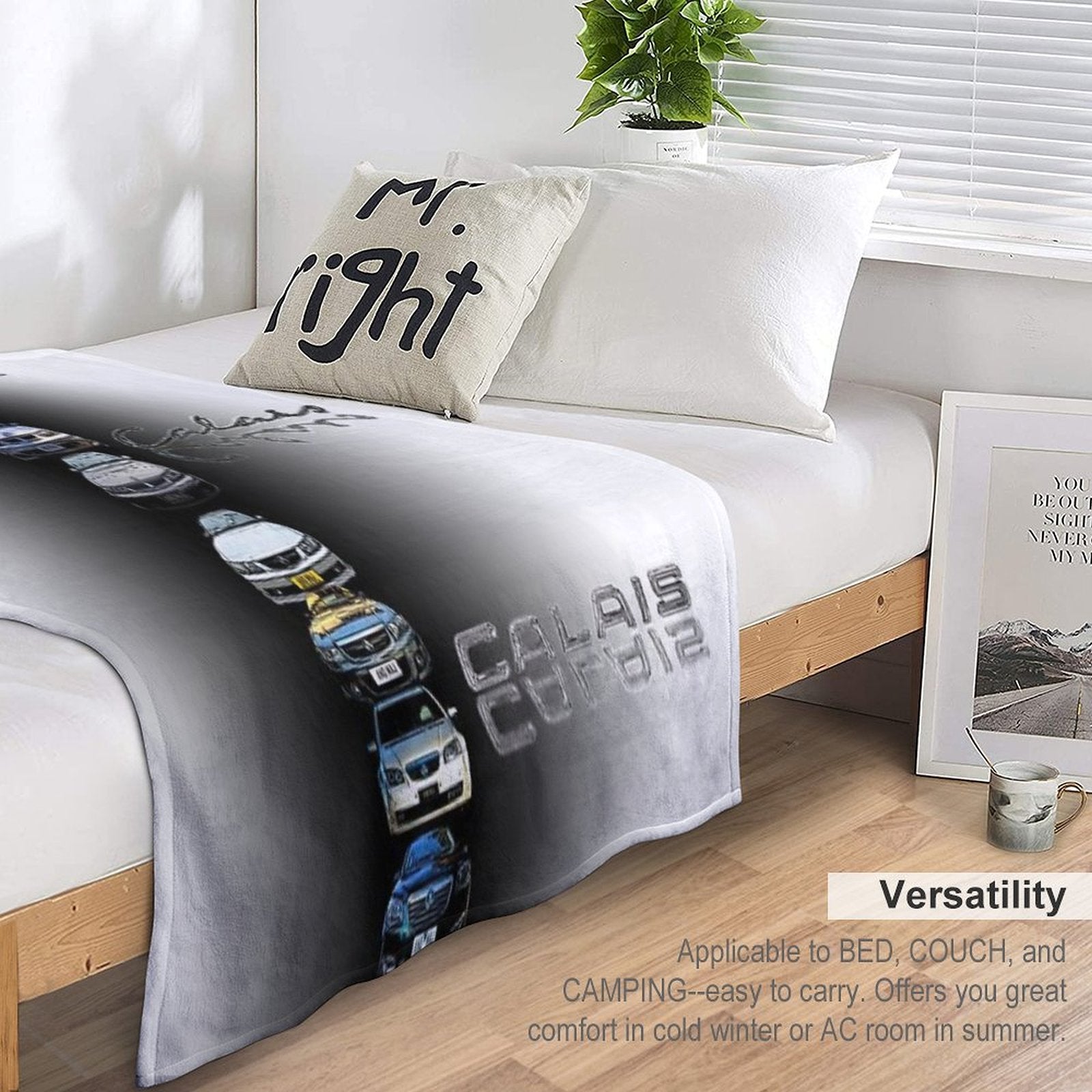 Calais List Travel-friendly Throw Blanket