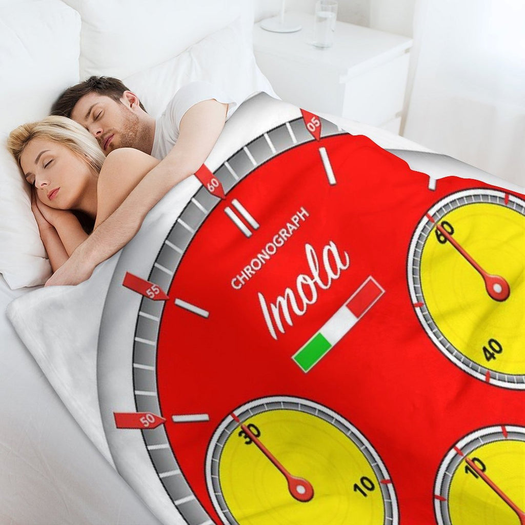 Imola  Motorsport  Racing  Chronograph Versatility Throw Blanket