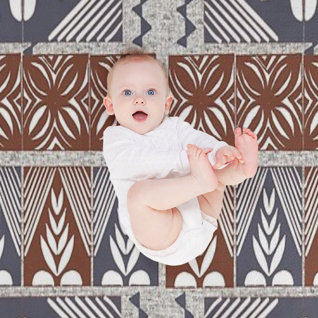 Tongan Tapa Motifs Shrink-resistant Throw Blanket