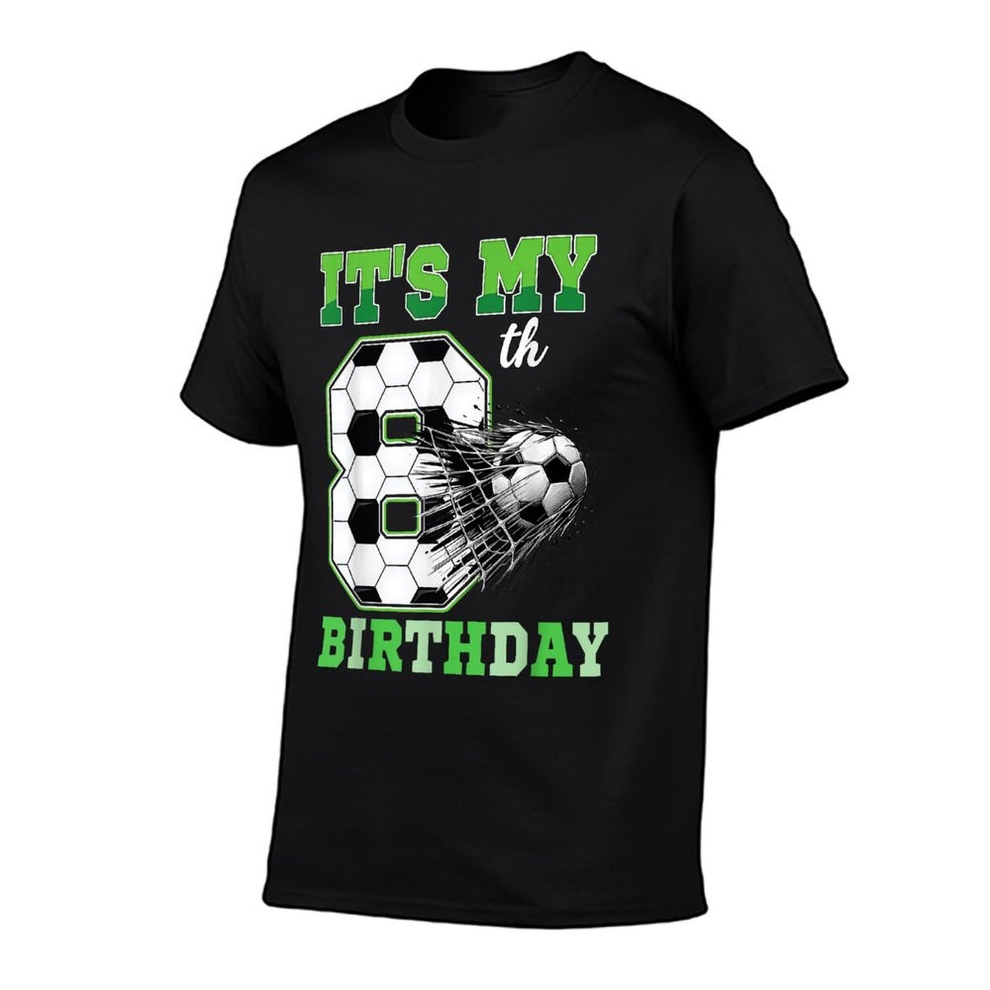 Birthday Boys 8 Soccer Its My 8th Birthday Boys Soccer  Wrinkle-resistant T-Shirt
