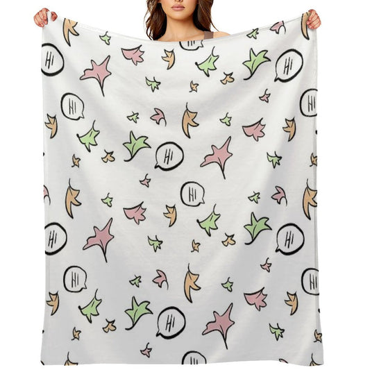 Heartstopper Netflix Nick Charlie Plush Throw Blanket