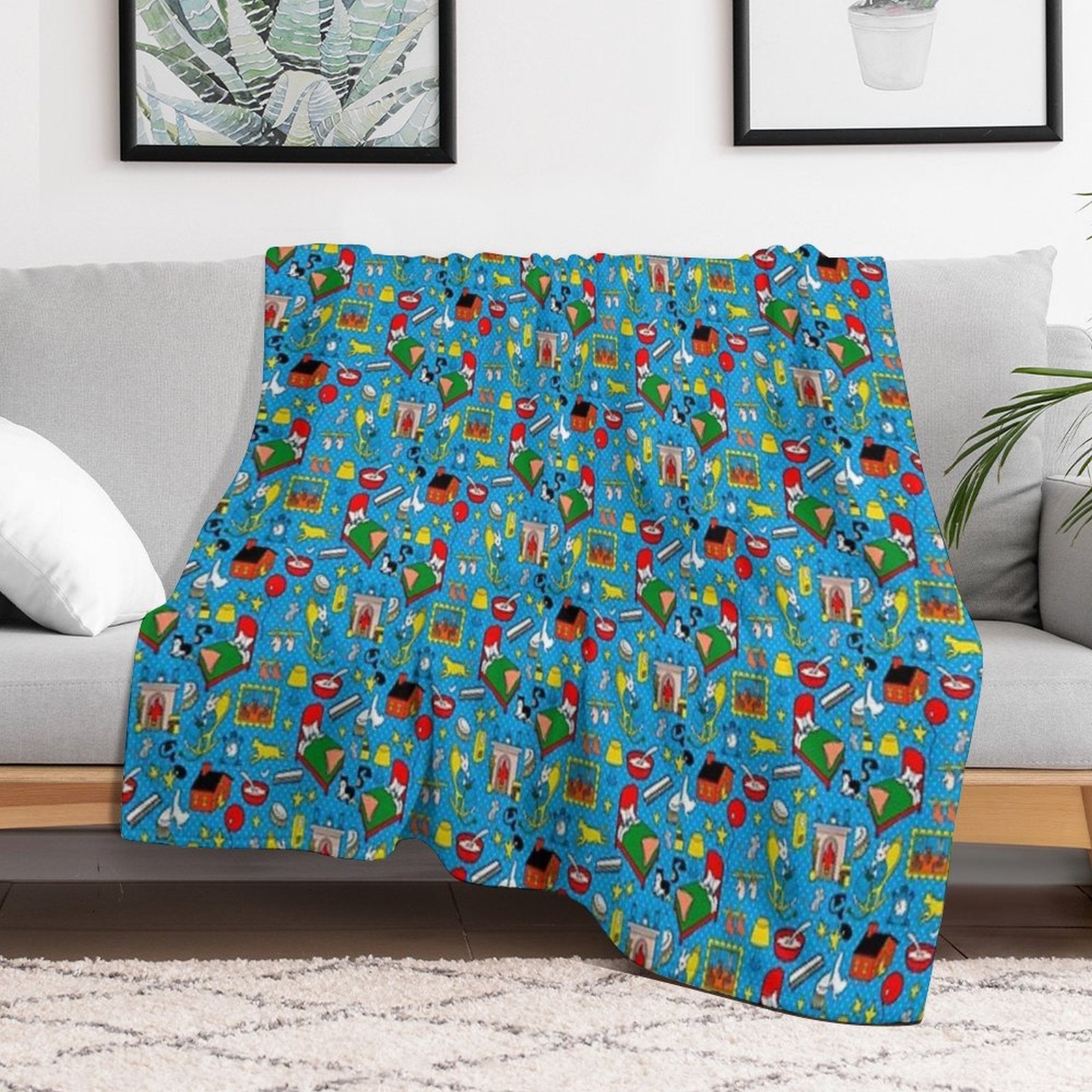 Goodnight Moon Sustainable Throw Blanket