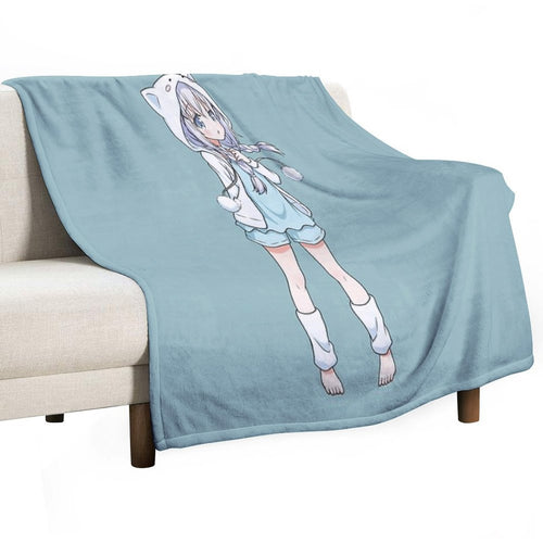 Anime Kawaii Girl Comfort Throw Blanket
