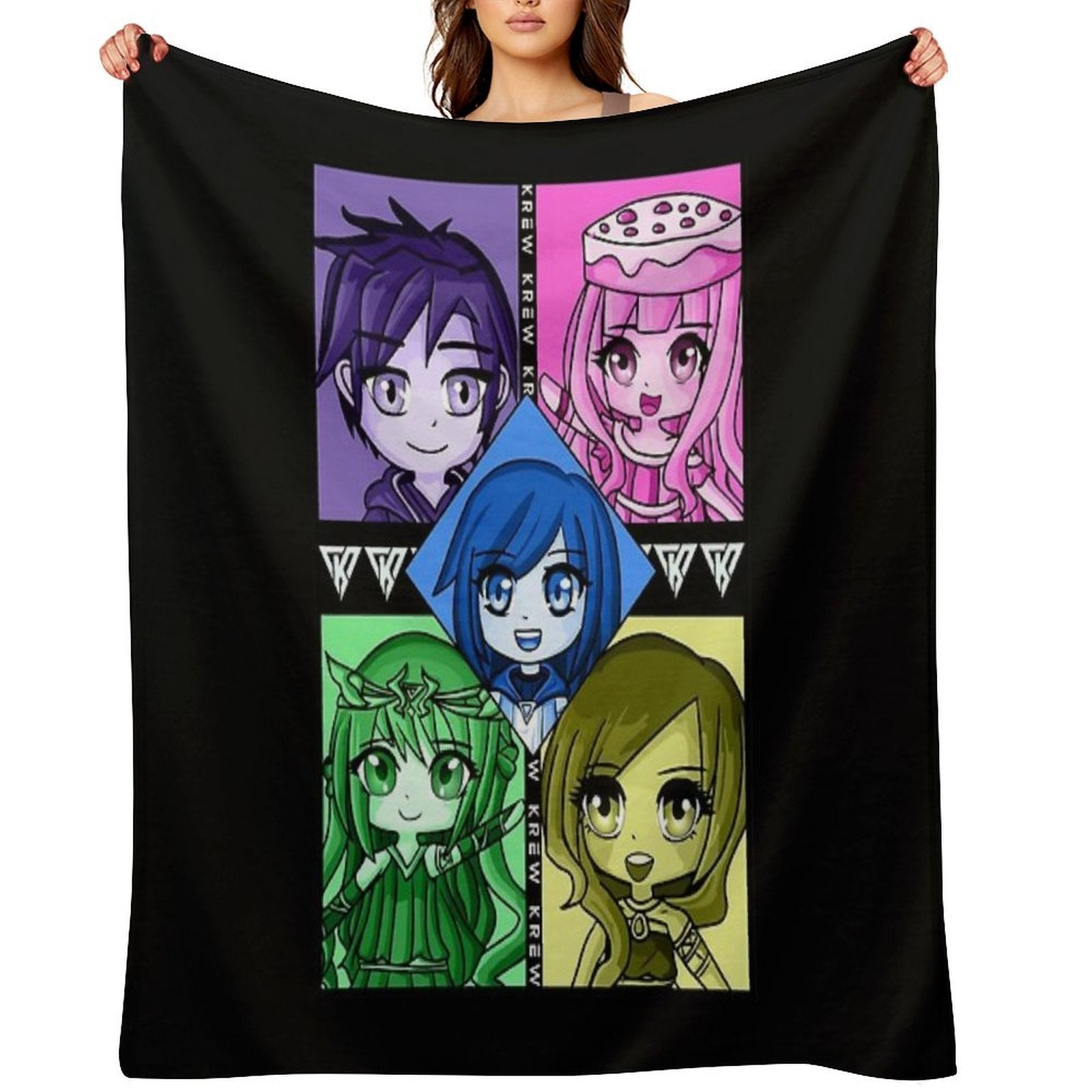 Aesthetic Funneh Krew Shrink-resistant Throw Blanket
