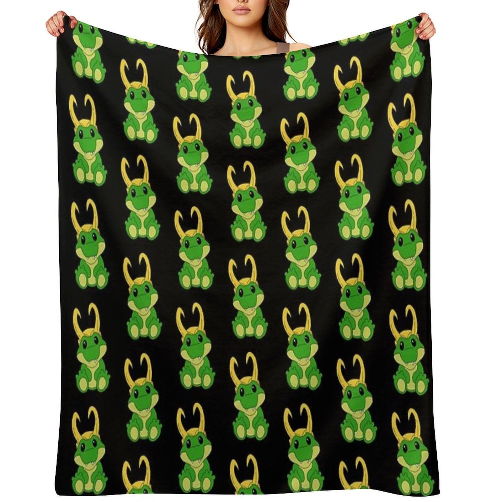 Alligator Loki Varient Durable Throw Blanket