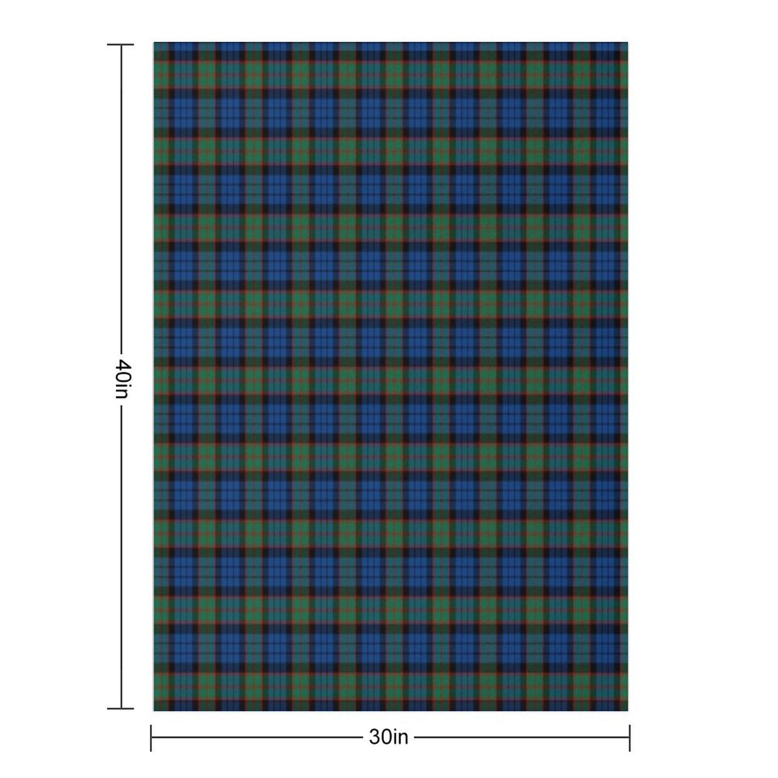 Clan Fletcher Tartan Lightweight Throw Blanket