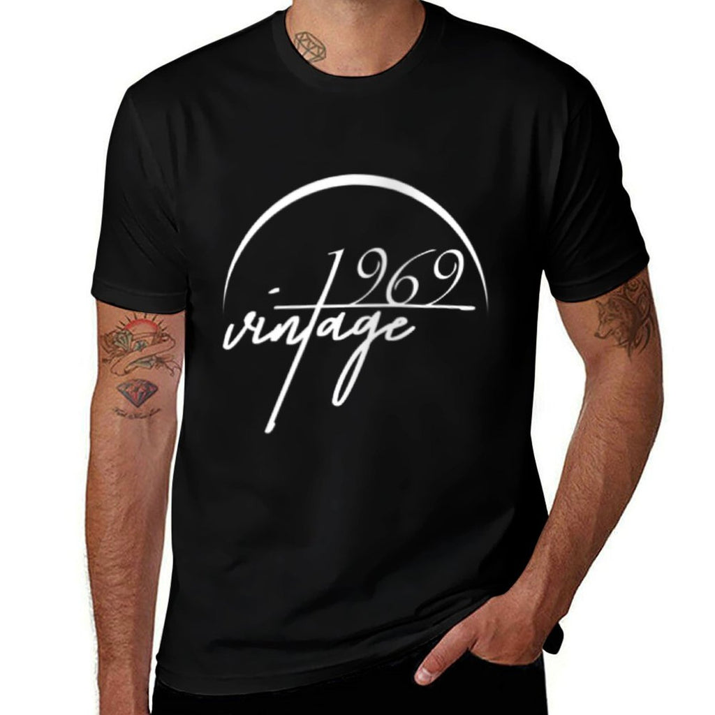 Womens 50th Birthday Gift Idea. Vintage 1969  Heathered Texture T-Shirt