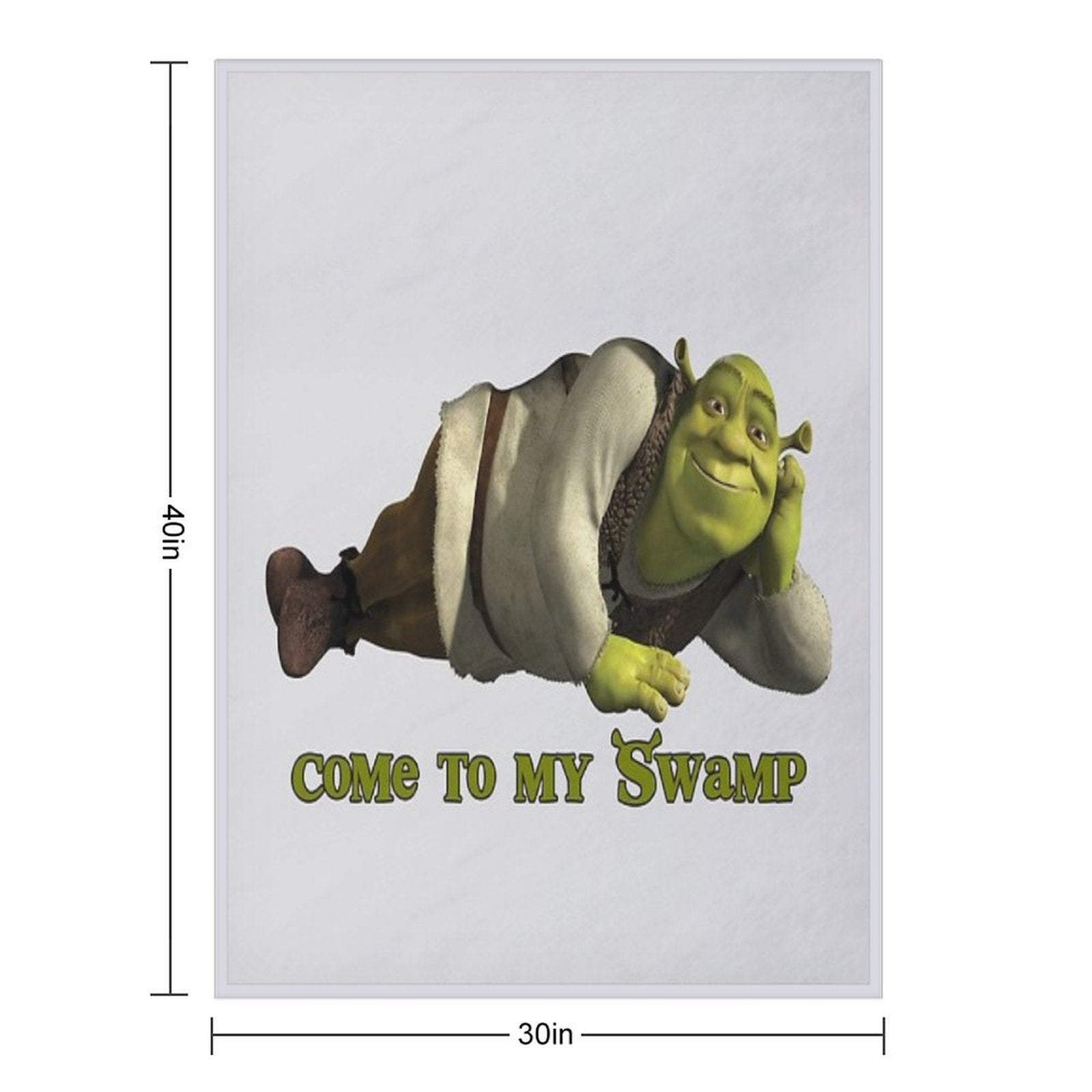 Come to My Swamp - Shrek Versatility Throw Blanket