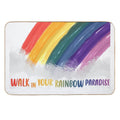 Rainbow Paradise Durable Bath Mat